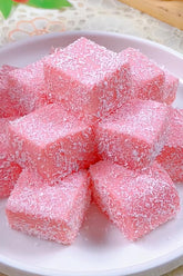 Pink Dragon Fruit Coconut Milk Cubes