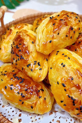 Banana Cheese Puff Pastries