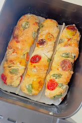 Air Fryer Veggie & Sausage Twist Bread