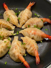 Juicy Shrimp Tail Dumpling Potstickers