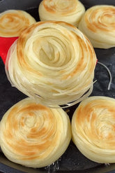 Crispy Layered Flower Pancakes