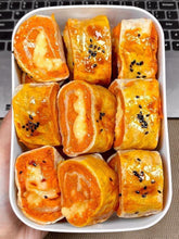 Cheesy Sweet Potato Pancake Rolls