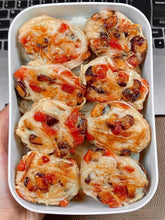 Crispy White Radish Patties with Ham & Mushroom