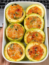 Shrimp-Stuffed Zucchini Rounds