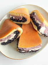 Purple Rice Taro Cheese Pancake Sandwich