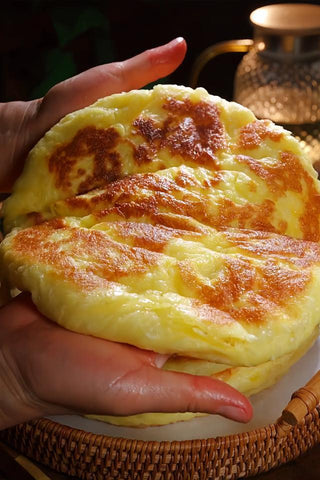 Golden Pan-Fried Yeast Pancakes