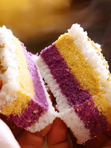 Triple-Layer Sweet Potato & Osmanthus Rice Cake