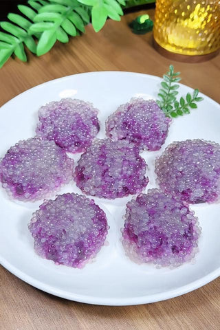 Purple Sweet Potato Sago Balls