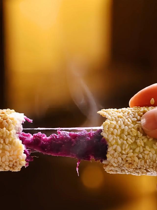 Purple Sweet Potato Cheese Toast Rolls