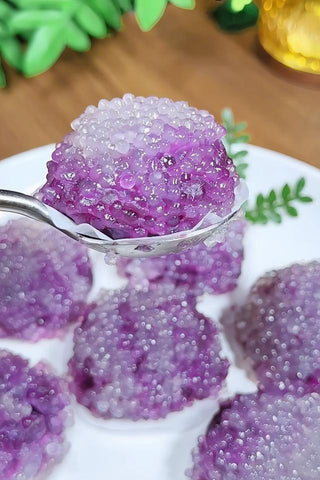 Purple Sweet Potato Sago Balls