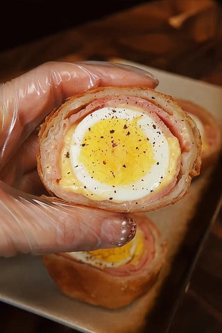 Crispy Bacon-Wrapped Egg Bombs