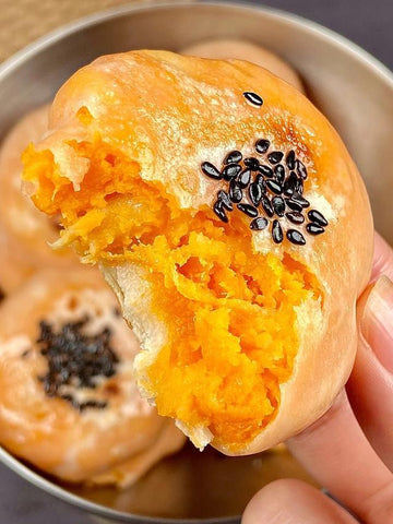 Sweet Potato Cheese Dumpling Pancakes