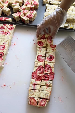 Strawberry Nougat Bars