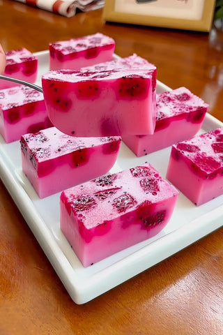  Dragon Fruit Milk Jelly