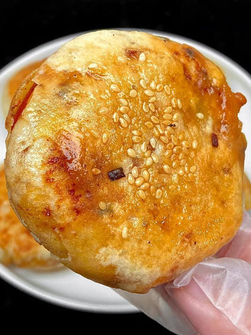 Savory BBQ Puff Pastry Pancake Bites