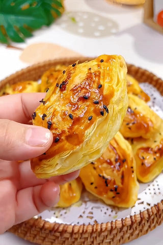 Banana Cheese Puff Pastries