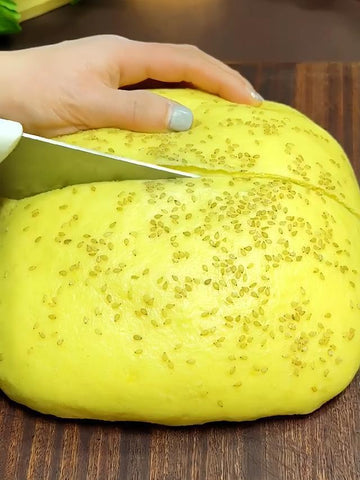 Golden Layered Corn Steamed Bread