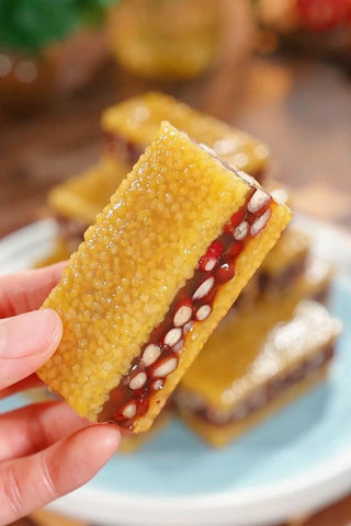Millet & Red Bean Layer Cake