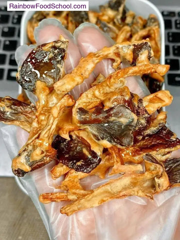 rainbowfoodschool.com Air-Fried Oyster Mushroom Bites rainbowfoodschool_com_