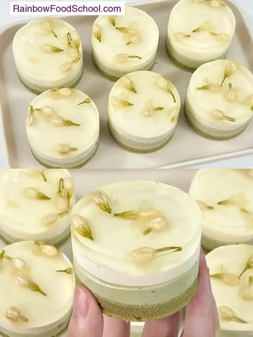 rainbowfoodschool.com Blooming Jasmine Matcha Cheesecake Cups
Recipe Asian Appetizers and Snacks 