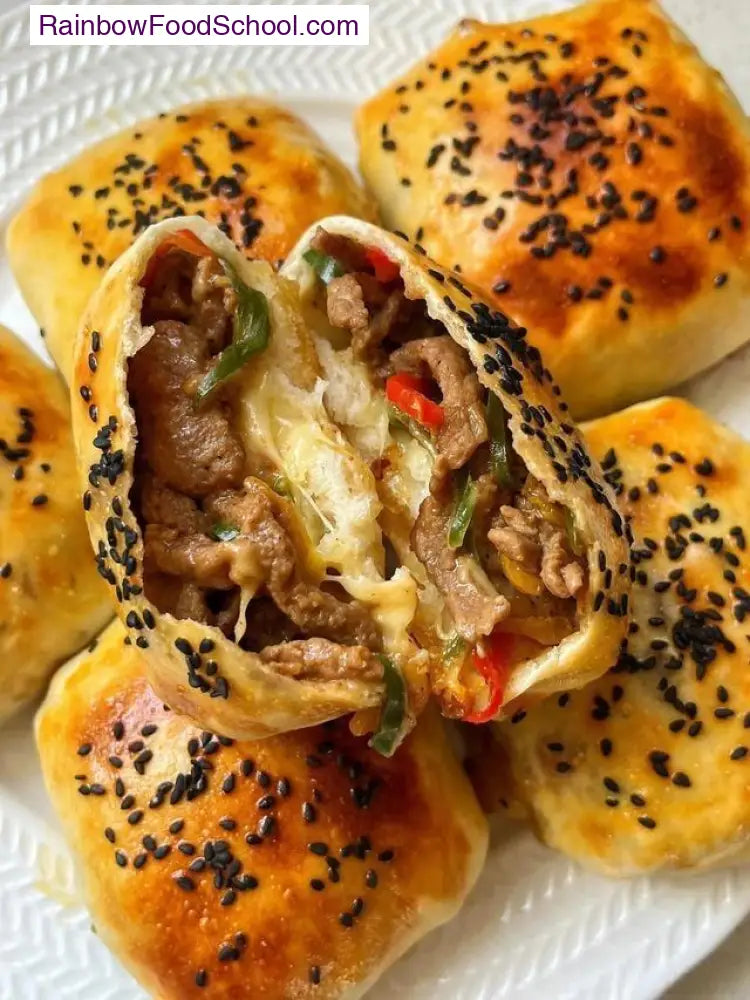 rainbowfoodschool.com Crispy Beef & Cheese Hand Pies 
Recipe Asian Appetizers and Snacks rainbowfoodschool.com_