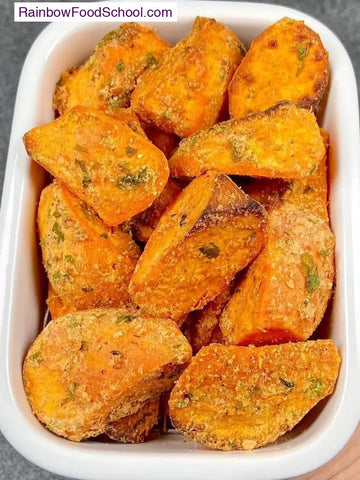 rainbowfoodschool.com Crispy Garlic Sweet Potato Bites
Recipe Asian Appetizers and Snacks rainbowfoodschool.com_