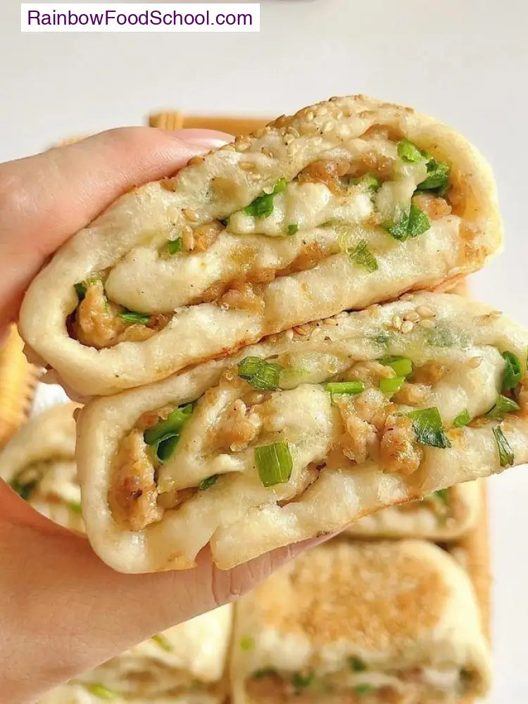 rainbowfoodschool.com Crispy Pan-Fried Scallion Meat Rolls
Recipe Asian Appetizers and Snacks rainbowfoodschool.com_