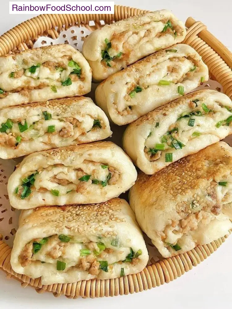 rainbowfoodschool.com Crispy Pan-Fried Scallion Meat Rolls
Recipe Asian Appetizers and Snacks rainbowfoodschool.com_