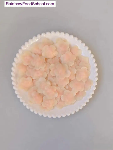rainbowfoodschool.com Flower-Shaped Shrimp & Carrot Baby Wontons
Recipe Asian Appetizers and Snacks 
