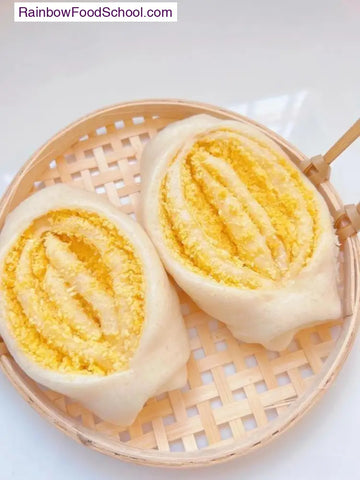 rainbowfoodschool.com Golden Coconut Swirl Steamed Buns
Recipe Asian Appetizers and Snacks rainbowfoodschool.com_