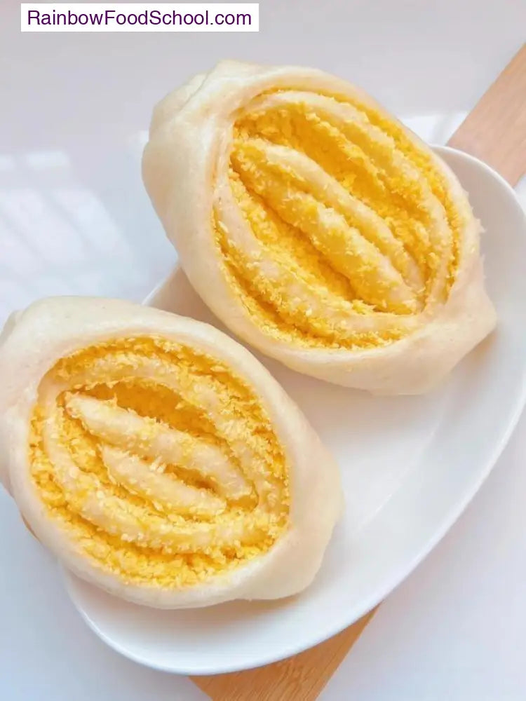 rainbowfoodschool.com Golden Coconut Swirl Steamed Buns
Recipe Asian Appetizers and Snacks rainbowfoodschool.com_