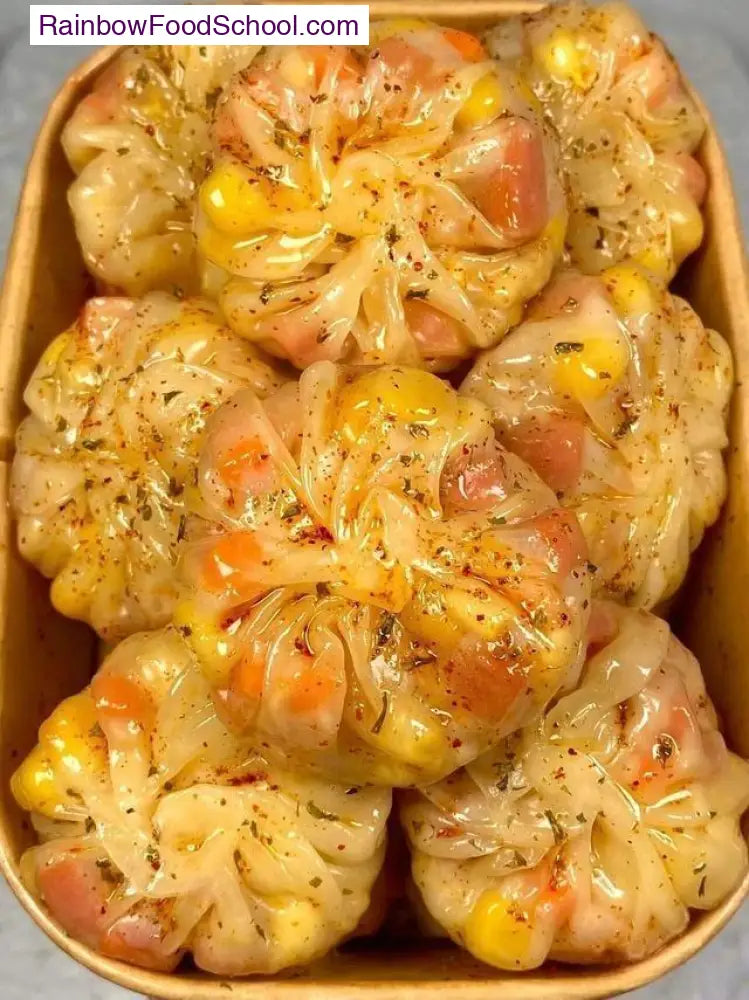 rainbowfoodschool.com Golden Corn Egg Dumplings
Recipe Asian Appetizers and Snacks rainbowfoodschool.com_
