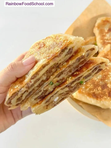 rainbowfoodschool.com Layered Sesame Beef Pancakes
Recipe Asian Appetizers and Snacks rainbowfoodschool.com_