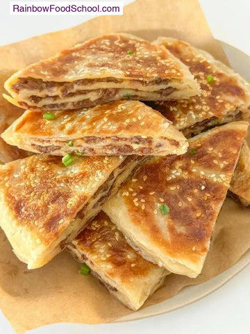 rainbowfoodschool.com Layered Sesame Beef Pancakes
Recipe Asian Appetizers and Snacks rainbowfoodschool.com_