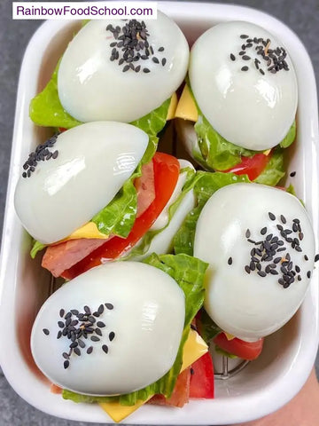 rainbowfoodschool.com Mini Egg Burgers with Luncheon Meat
Recipe Asian Appetizers and Snacks 