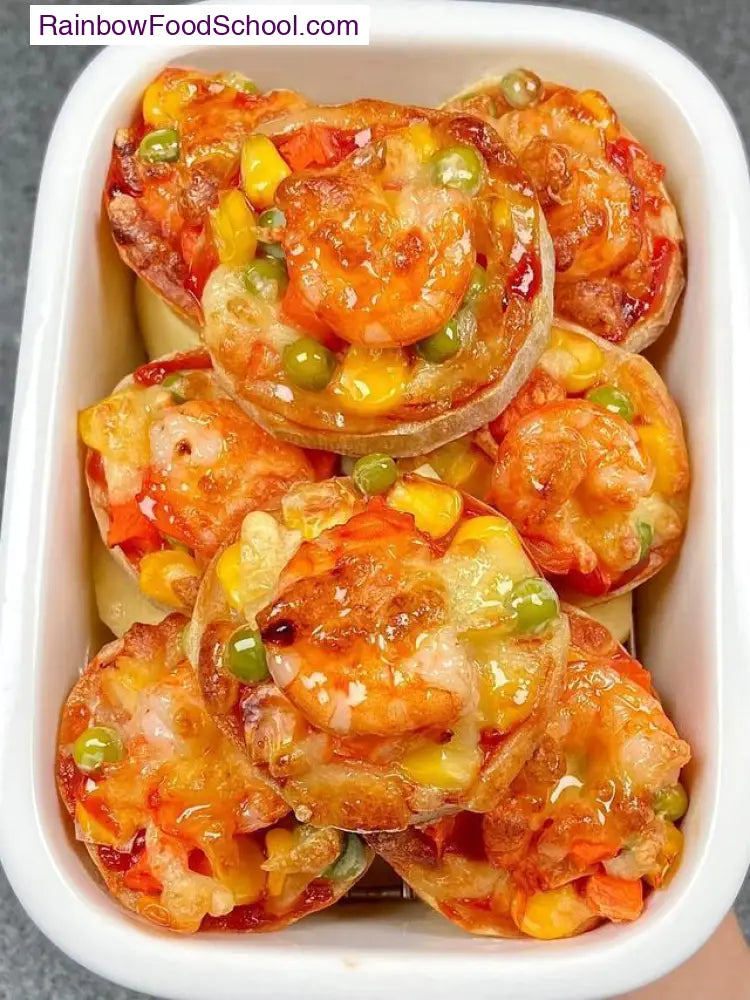 rainbowfoodschool.com Mini Potato Shrimp Pizzas
Recipe Asian Appetizers and Snacks rainbowfoodschool.com_