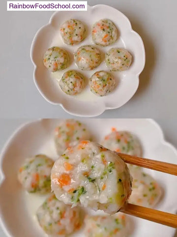 rainbowfoodschool.com Mini Steamed Veggie Pork Balls with Yam
Recipe Asian Appetizers and Snacks 