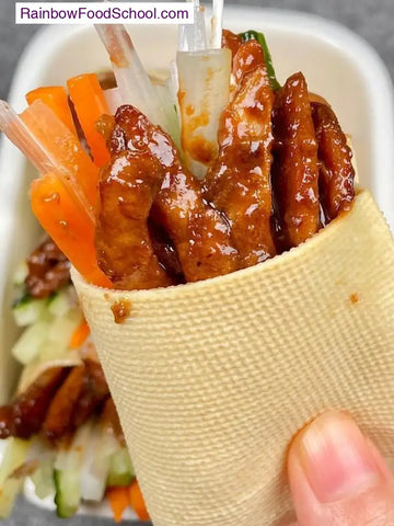 rainbowfoodschool.com Peking-Style Chicken Wraps
Recipe Asian Appetizers and Snacks rainbowfoodschool.com_