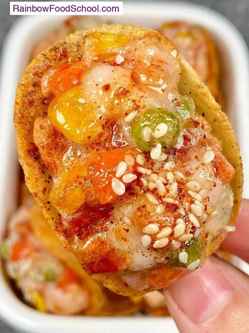 rainbowfoodschool.com Shrimp Bites on Crispy Chips
Recipe Asian Appetizers and Snacks rainbowfoodschool.com_