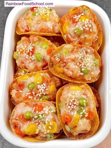 rainbowfoodschool.com Shrimp Bites on Crispy Chips
Recipe Asian Appetizers and Snacks rainbowfoodschool.com_