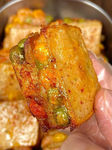 rainbowfoodschool.com Spicy Shrimp-Stuffed King Oyster Mushroom Bites
Recipe Asian Appetizers and Snacks 
