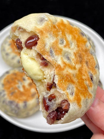 rainbowfoodschool.com Golden Red Bean Cheese Pancakes
Recipe Asian Appetizers and Snacks 