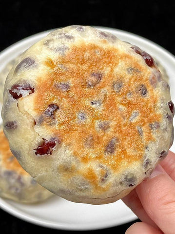 rainbowfoodschool.com Golden Red Bean Cheese Pancakes
Recipe Asian Appetizers and Snacks 
