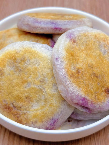 rainbowfoodschool.com Purple Sweet Potato Glutinous Rice Cakes
Recipe Asian Appetizers and Snacks 