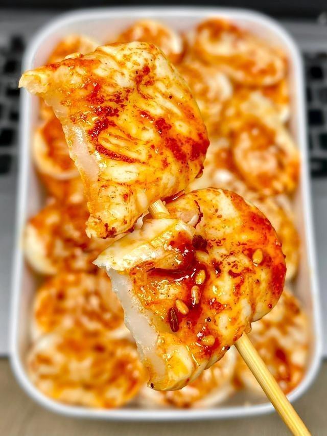 Spicy Glazed Rice Cake Bites