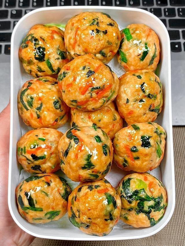 Juicy Chicken Veggie Balls