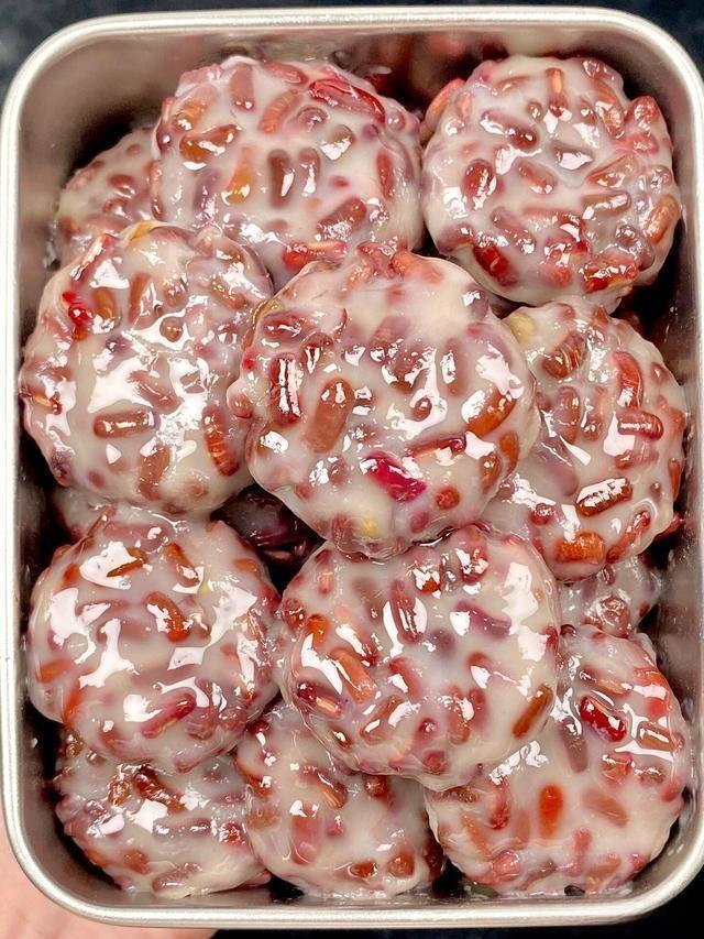 Steamed Red Bean Mochi Bites