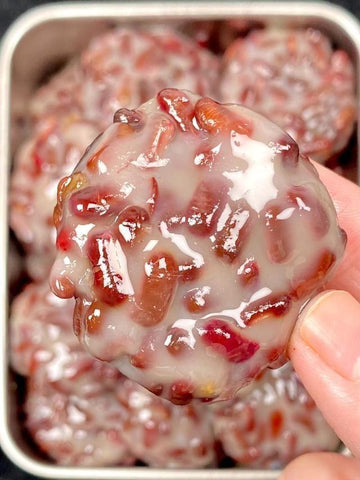 Steamed Red Bean Mochi Bites