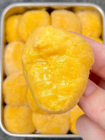 rainbowfoodschool.com Pumpkin Mochi Bites
Recipe Asian Appetizers and Snacks 
