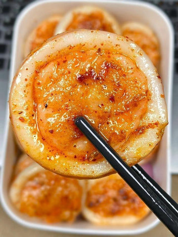 rainbowfoodschool.com Air-Fried Shrimp-Stuffed Squid Rings
Recipe Asian Appetizers and Snacks 
